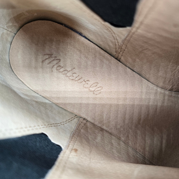 Madewell Chelsea Ankle Boots Women's 9.5 Leather Snake Print Carina Booties - Picture 7 of 9